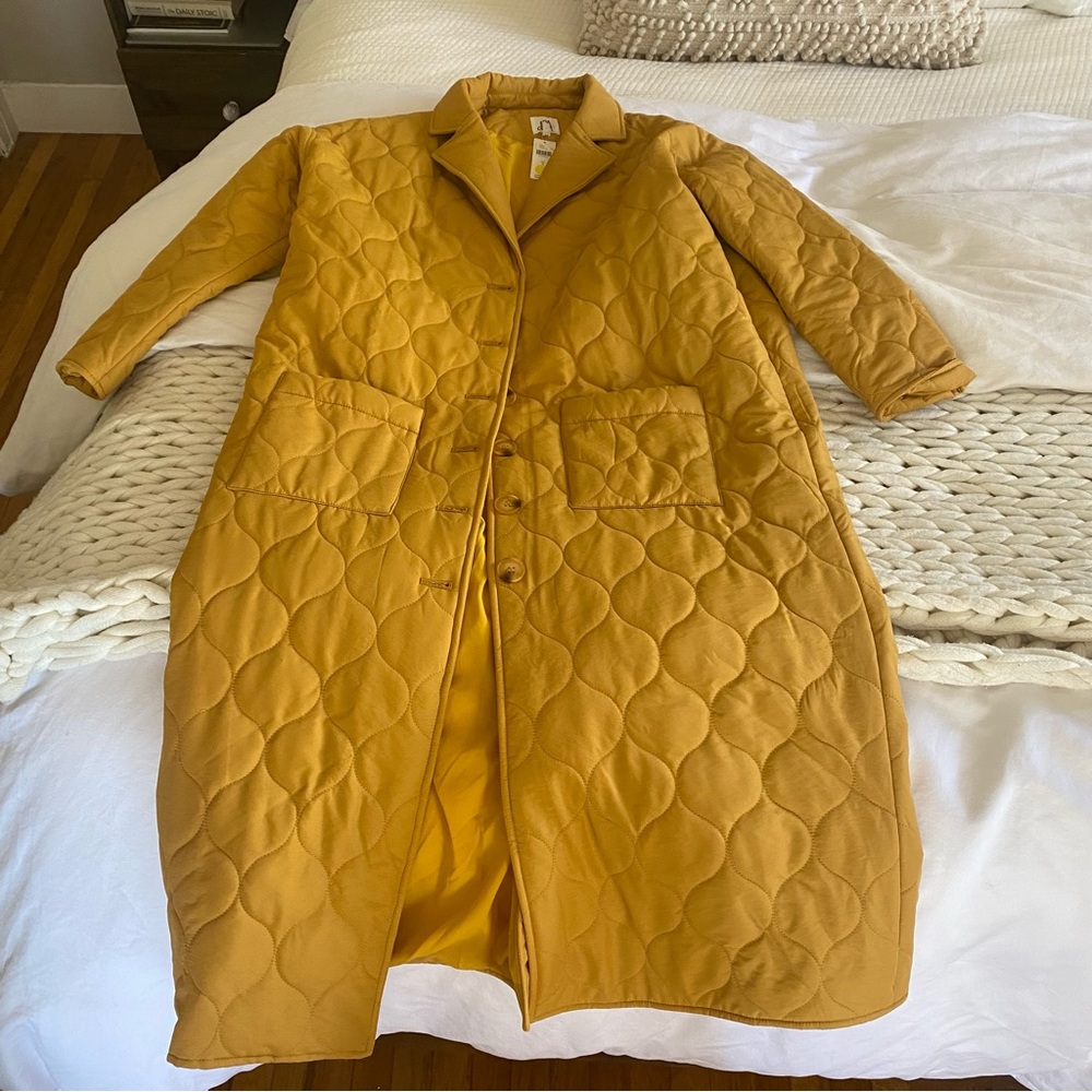 Anthropologie Ginny Quilted Coat